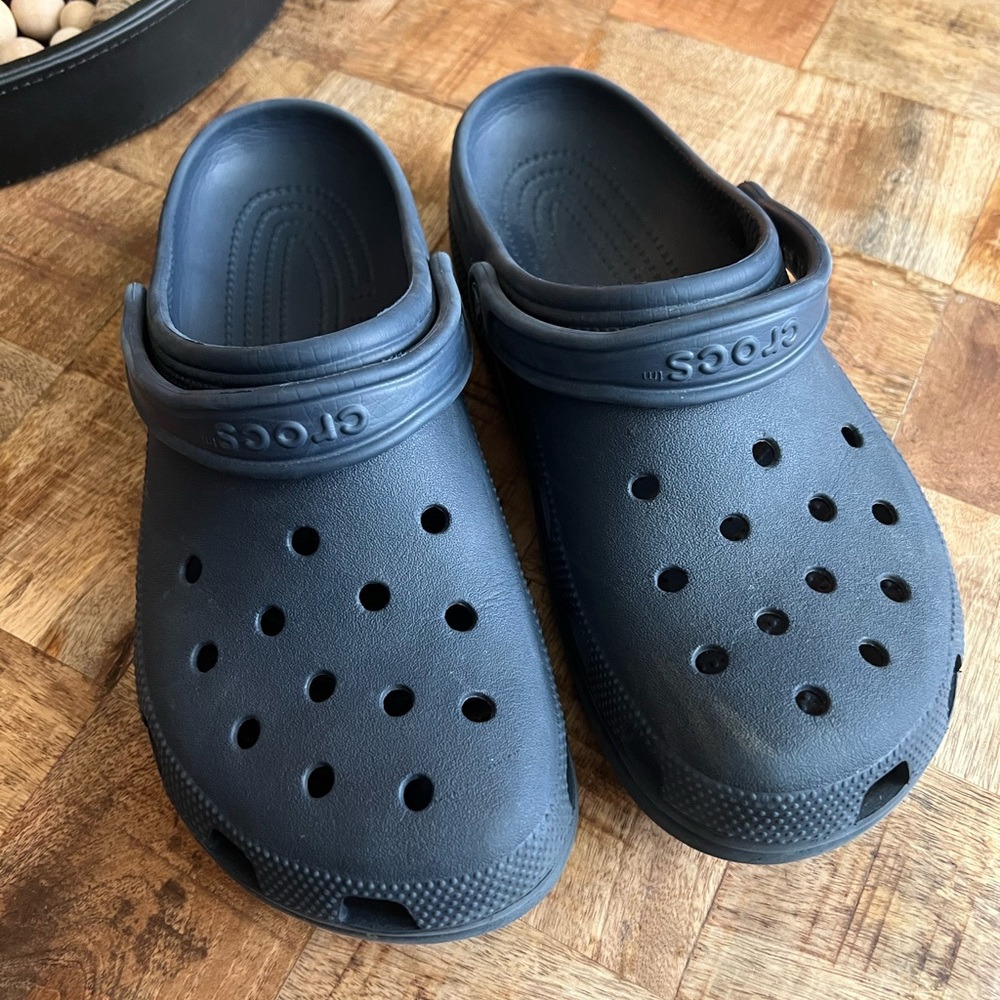 Navy Blue Classic Crocs